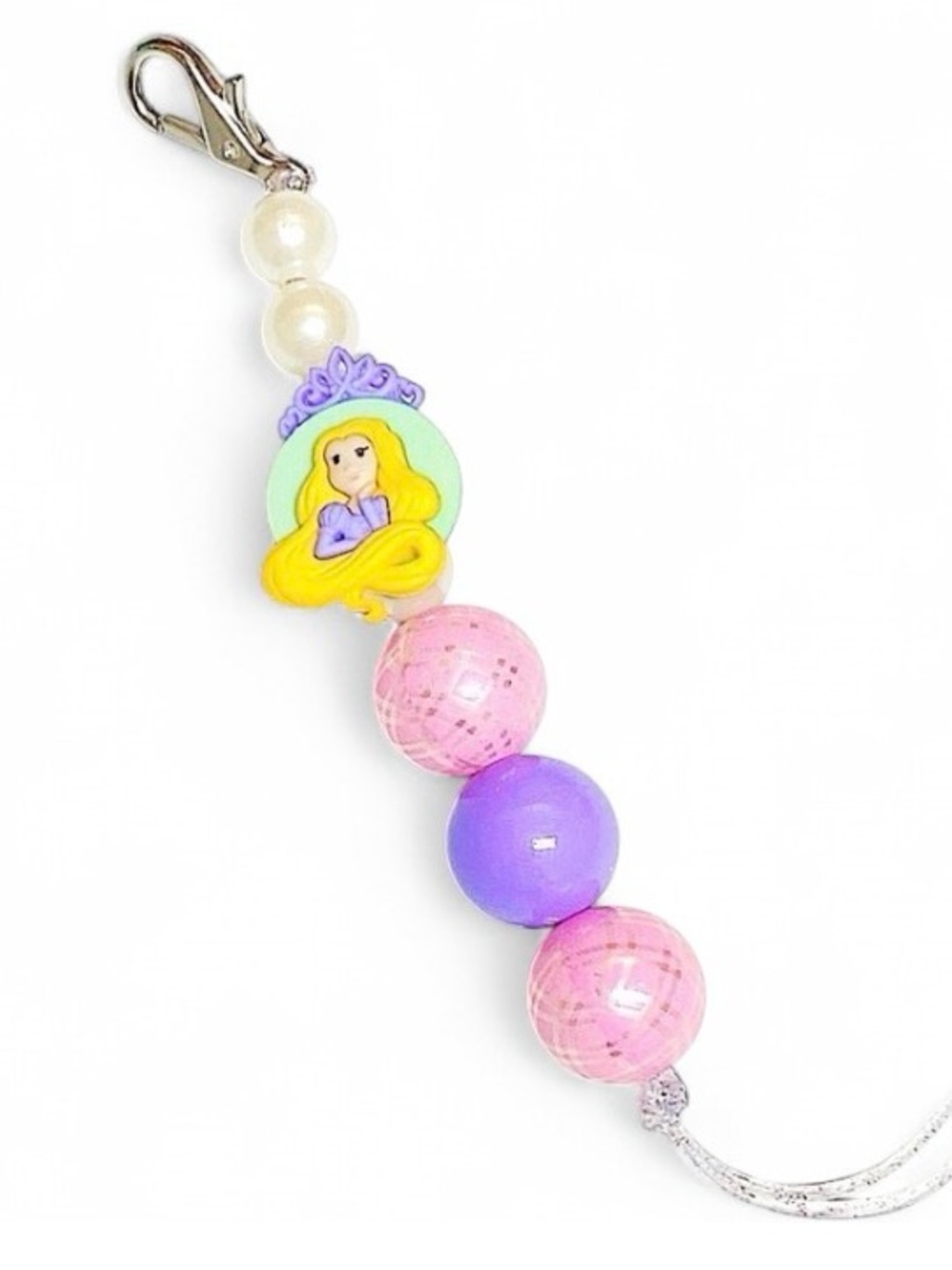Handmade Disney-Inspired Rapunzel Bag Charm Back To School Backpack Accessory